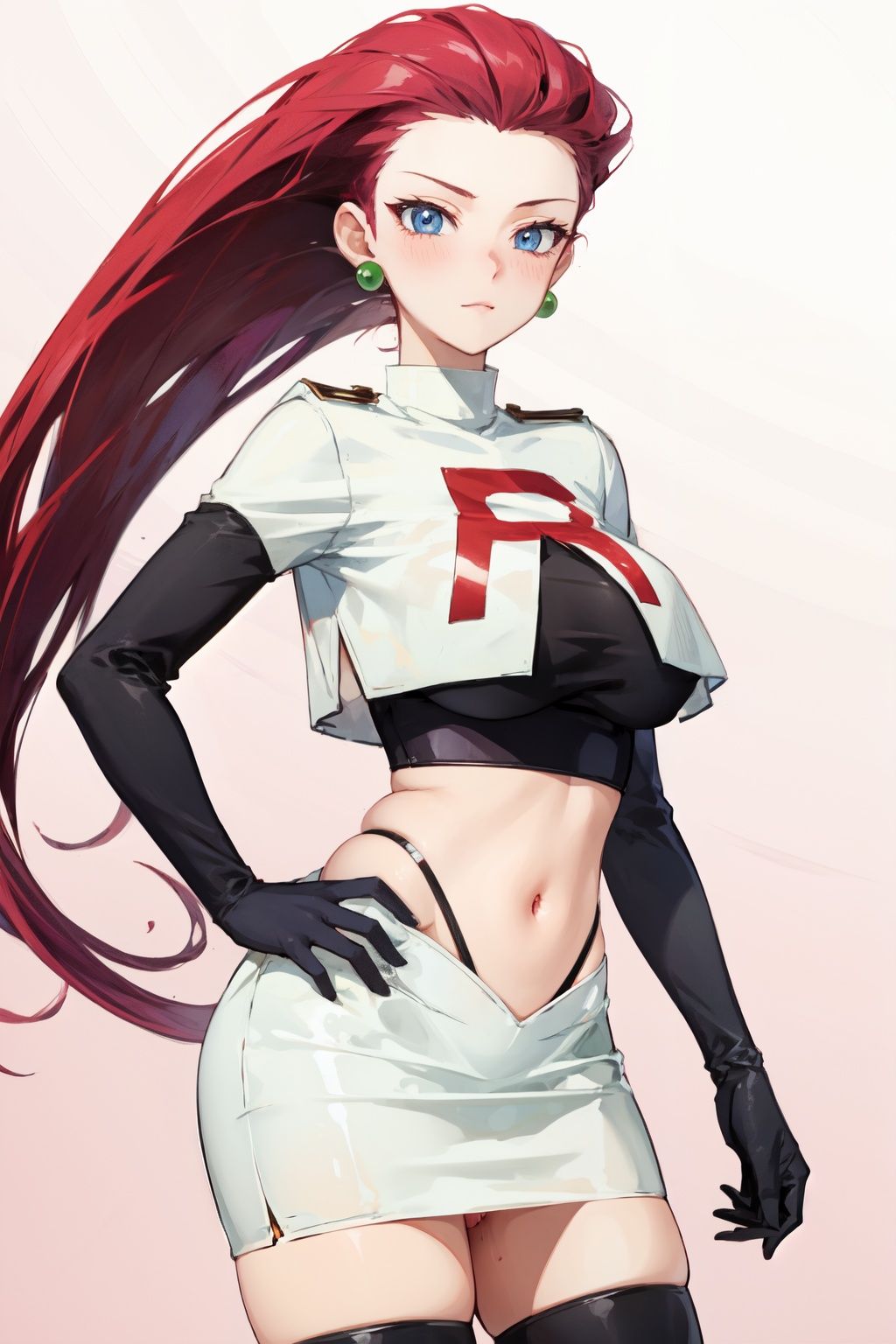 jessie pokemon,  1girl,  solo on Tensor.Art