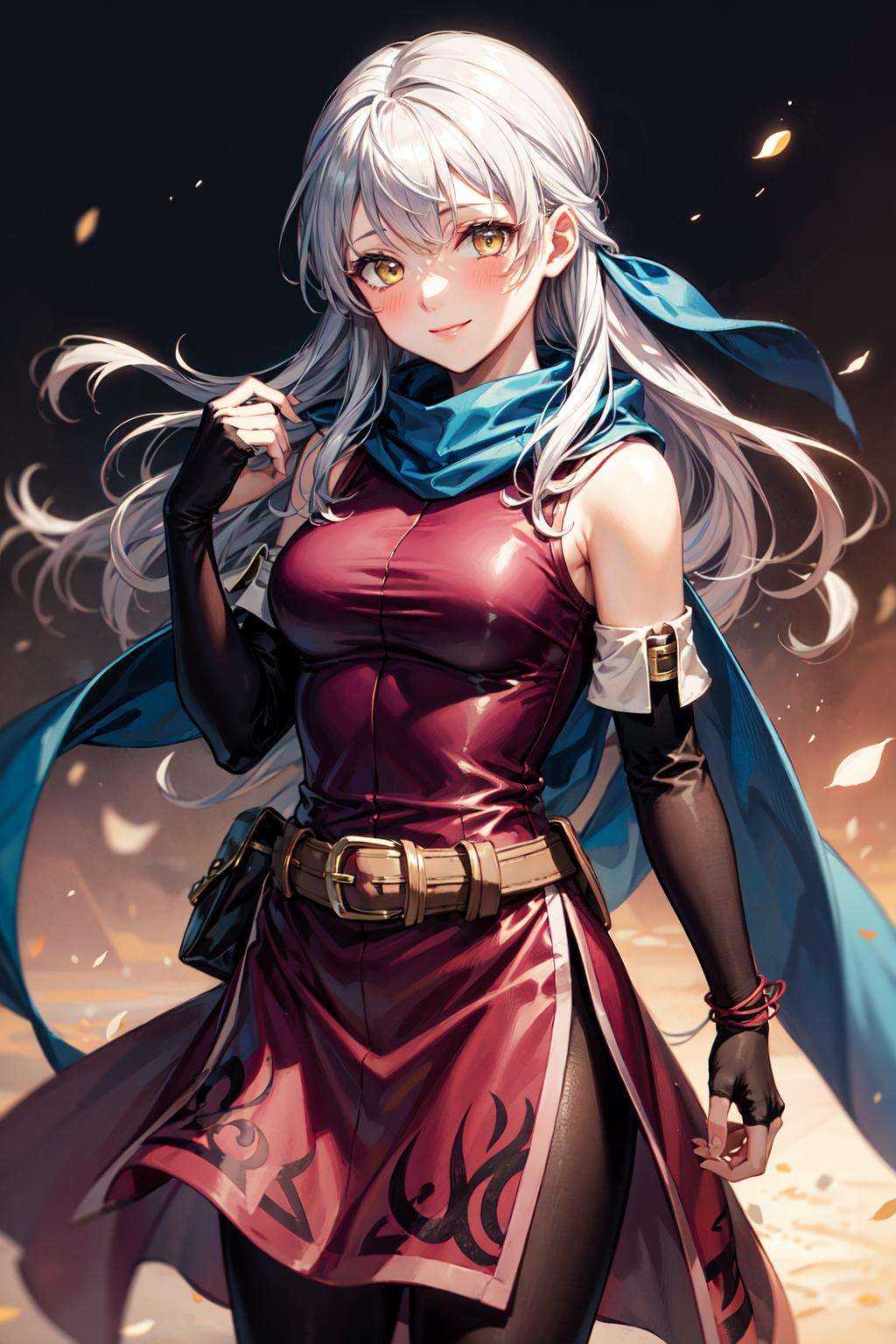 micaiah_(fire_emblem),  1girl,  yellow eyes on Tensor.Art