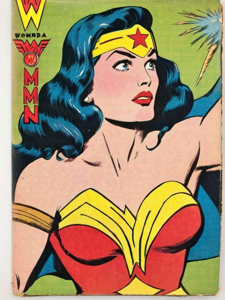 Wonderwoman VintageMagStyle ,  Very detailed,  clean on Tensor.Art