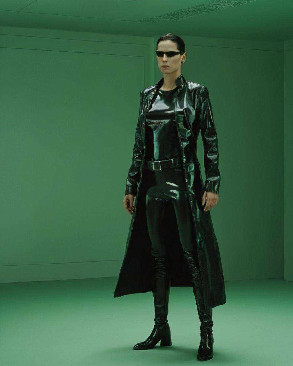 digital rebellion:0.4, matrix code:0.3, sleek leather:0.3, underground style:0.4<lora:M_Fashion:1.0>