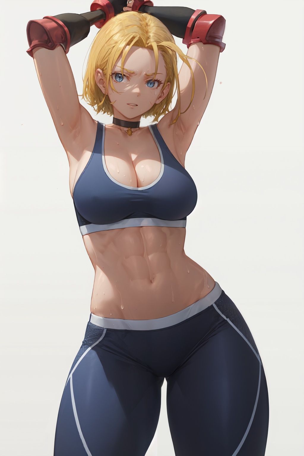 cammy sf6,  armpits,  choker on Tensor.Art