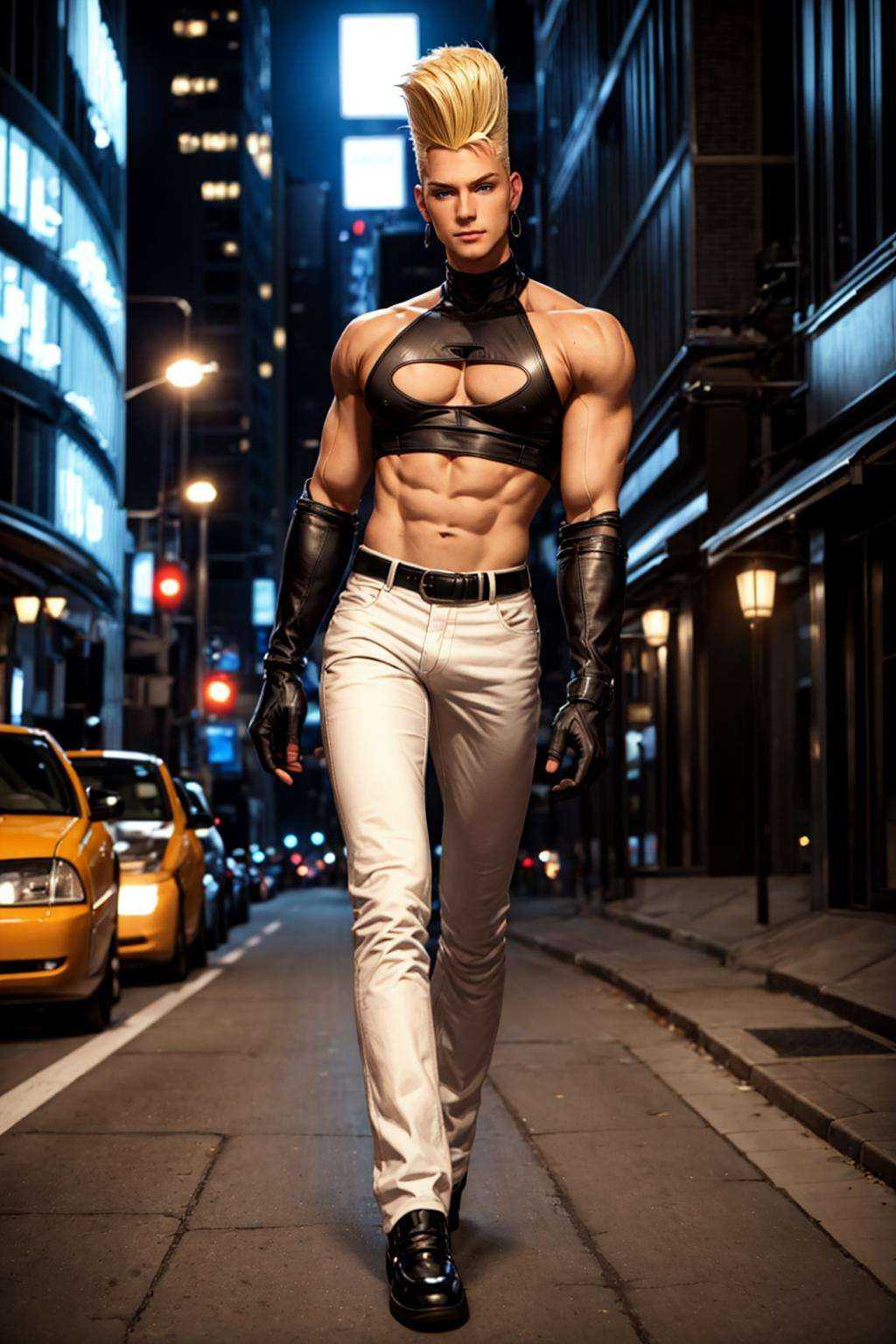 BenimaruKOF,  1guy,  walking on Tensor.Art
