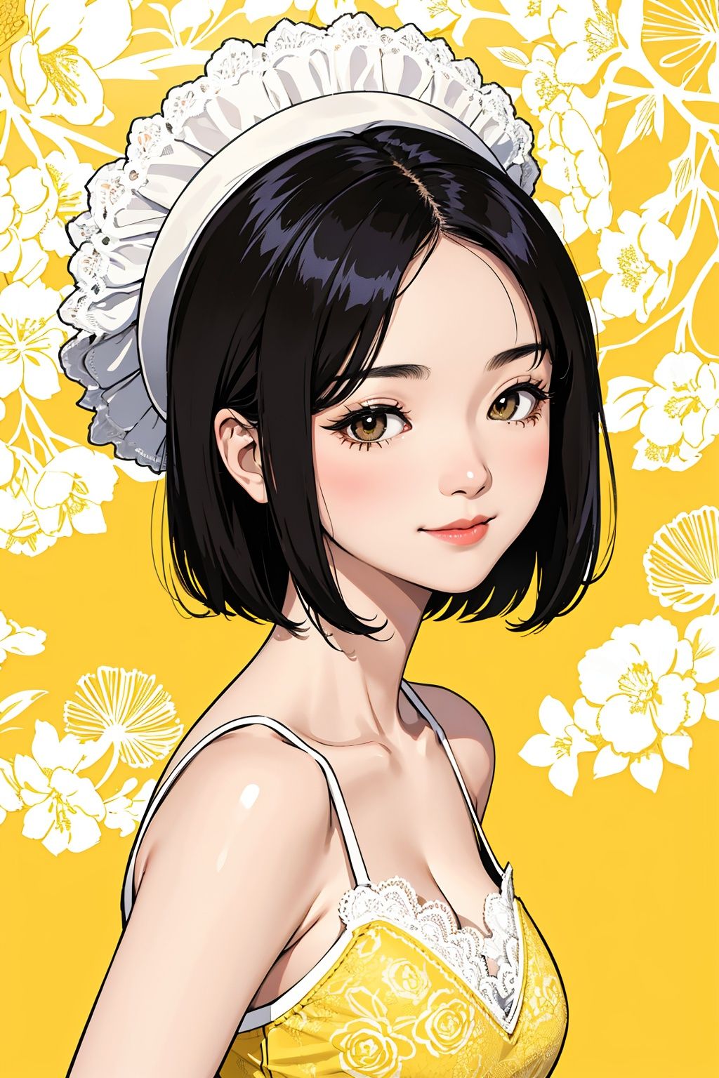 asian woman,  medium hair,  close-up by Sena on Tensor.Art