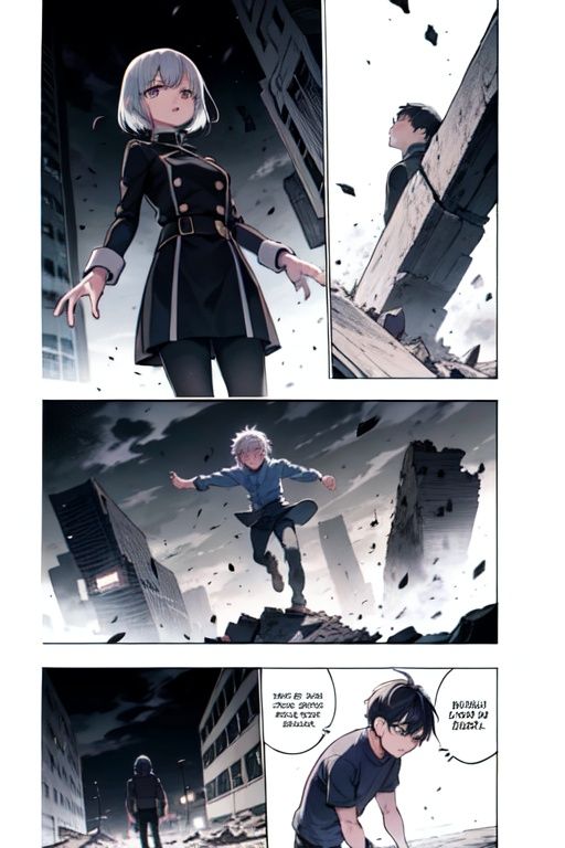 manga,  1girl,  loli on Tensor.Art
