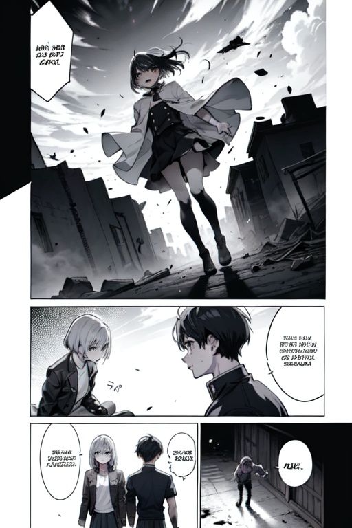 manga,  1girl,  loli on Tensor.Art