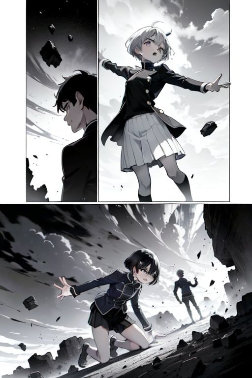 manga,  loli,  1girl on Tensor.Art