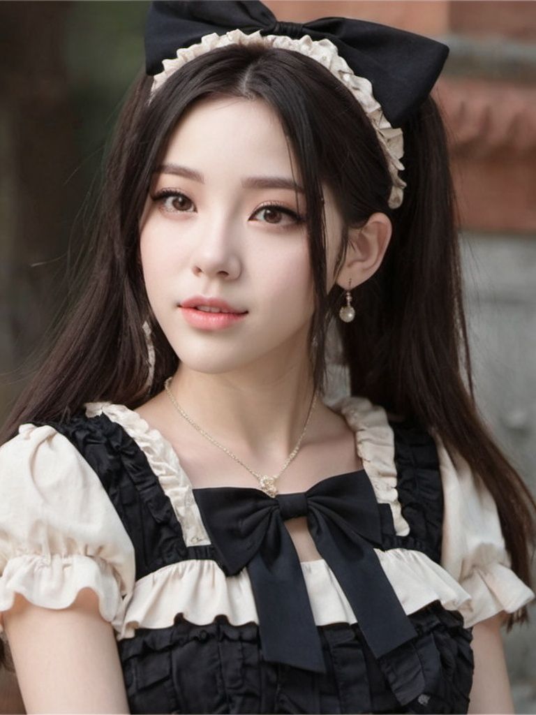 1girl,(\lolita\),beauitful face,upper_body,black