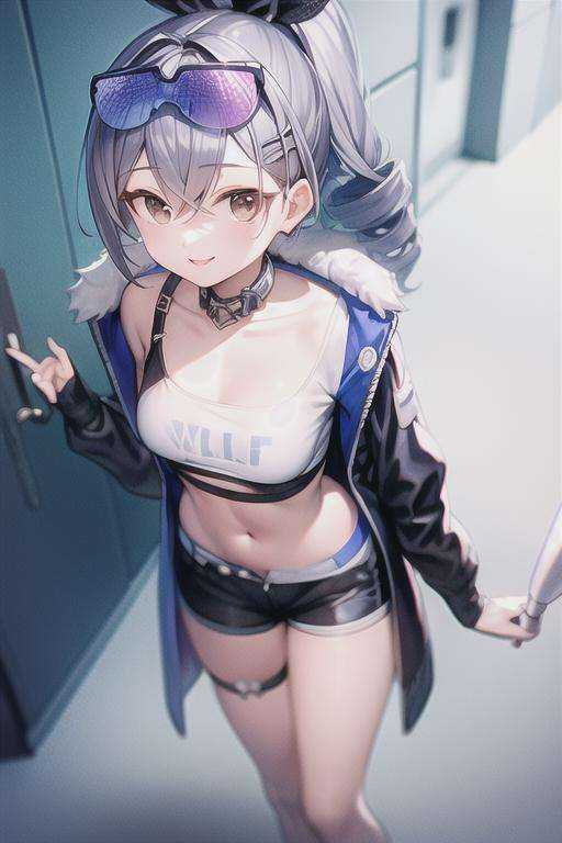 silverwolf,  hair drill,  coat on Tensor.Art
