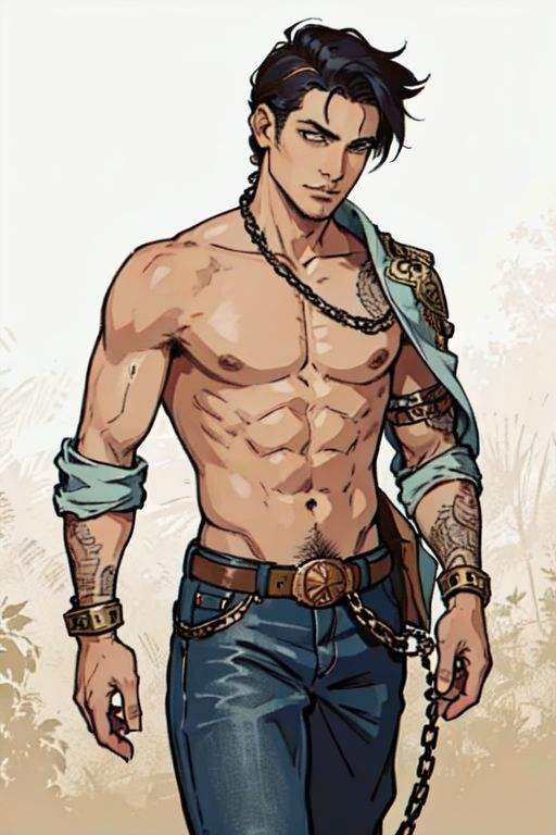 intricate details,  1boy,  male focus by Mytee on Tensor.Art