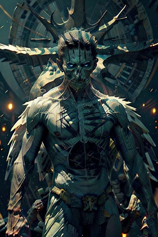 monster,  muscular_body,  zombie by yeah.Ai on Tensor.Art