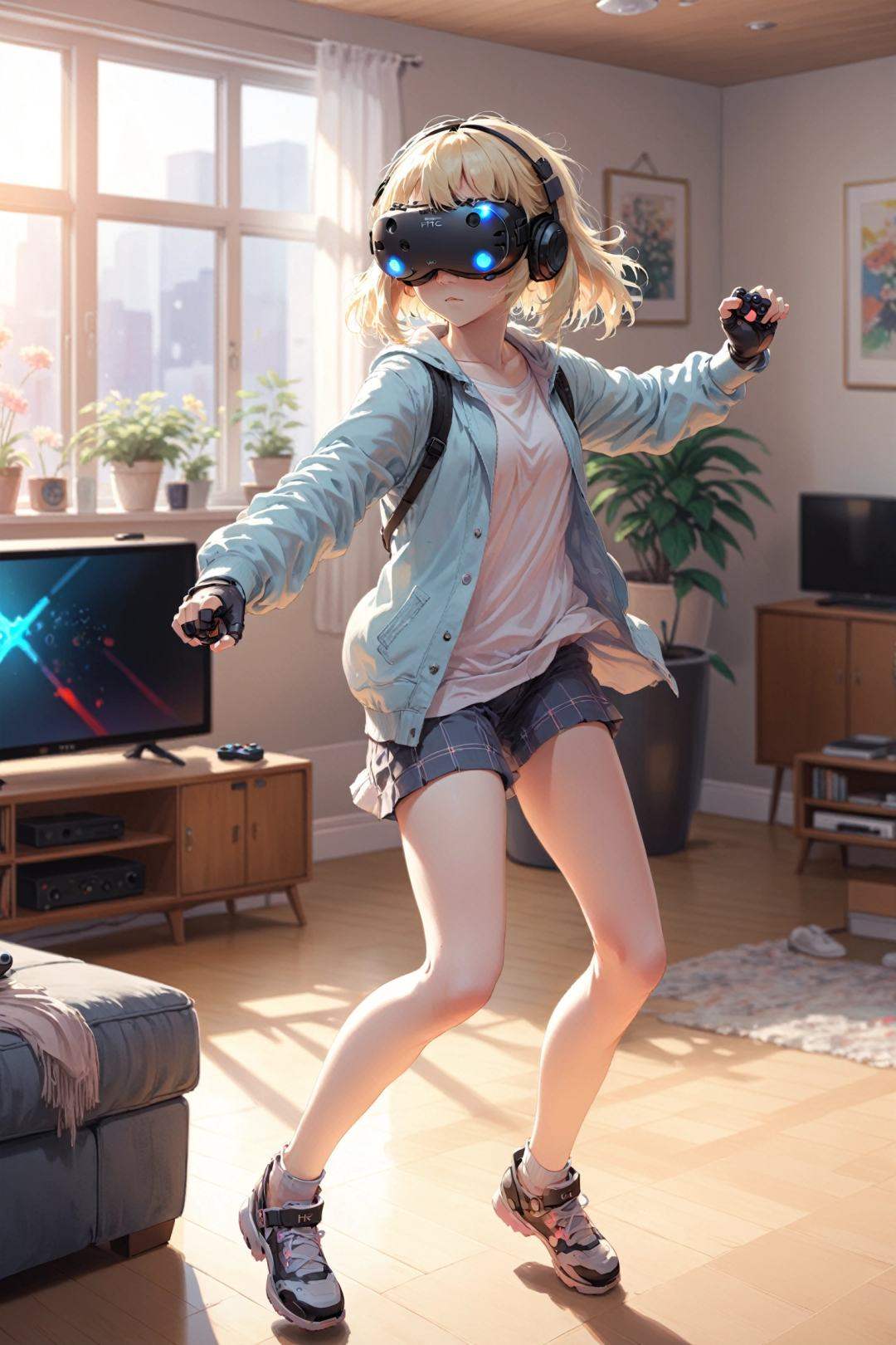anime,  pastel color,  1girl on Tensor.Art