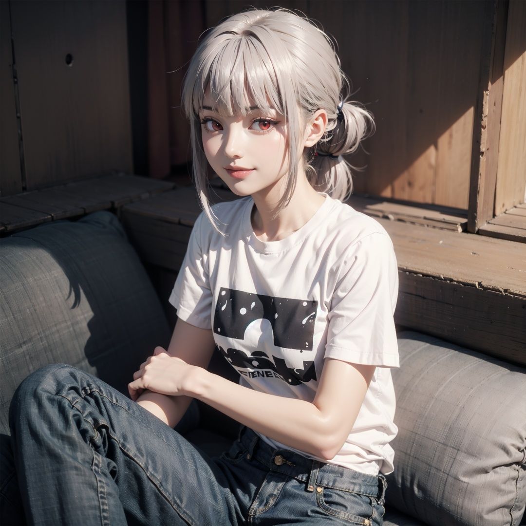 1girl,  solo,  short hair on Tensor.Art