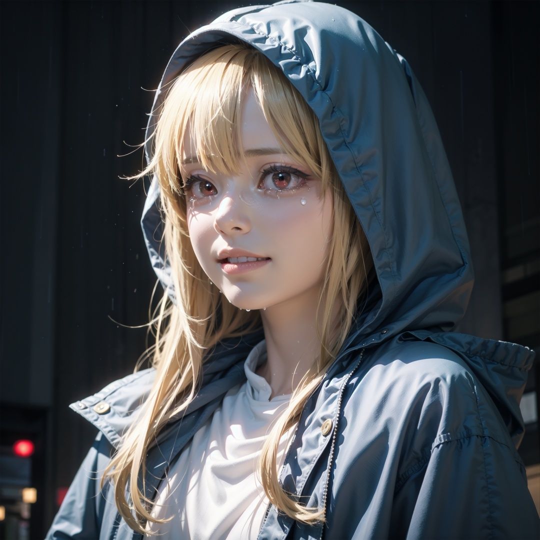 girl,  blonde hair,  red eyes on Tensor.Art