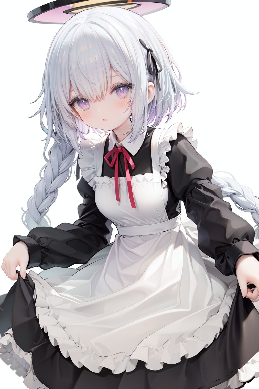 1girl,  solo,  apron on Tensor.Art