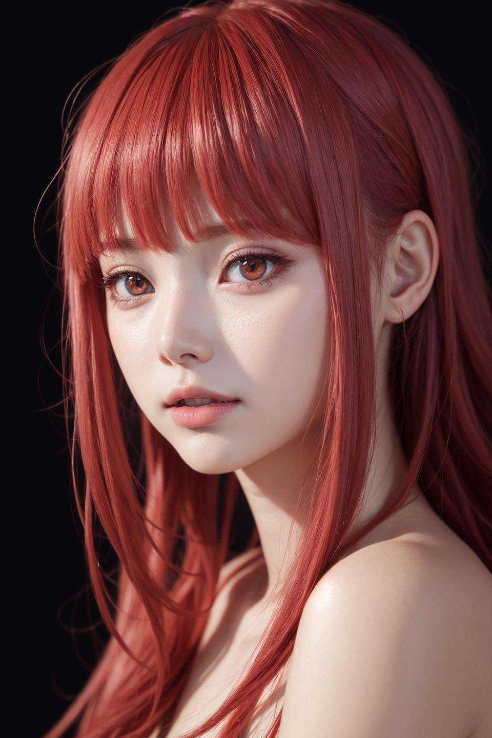 1girl,  star eye,  blush on Tensor.Art