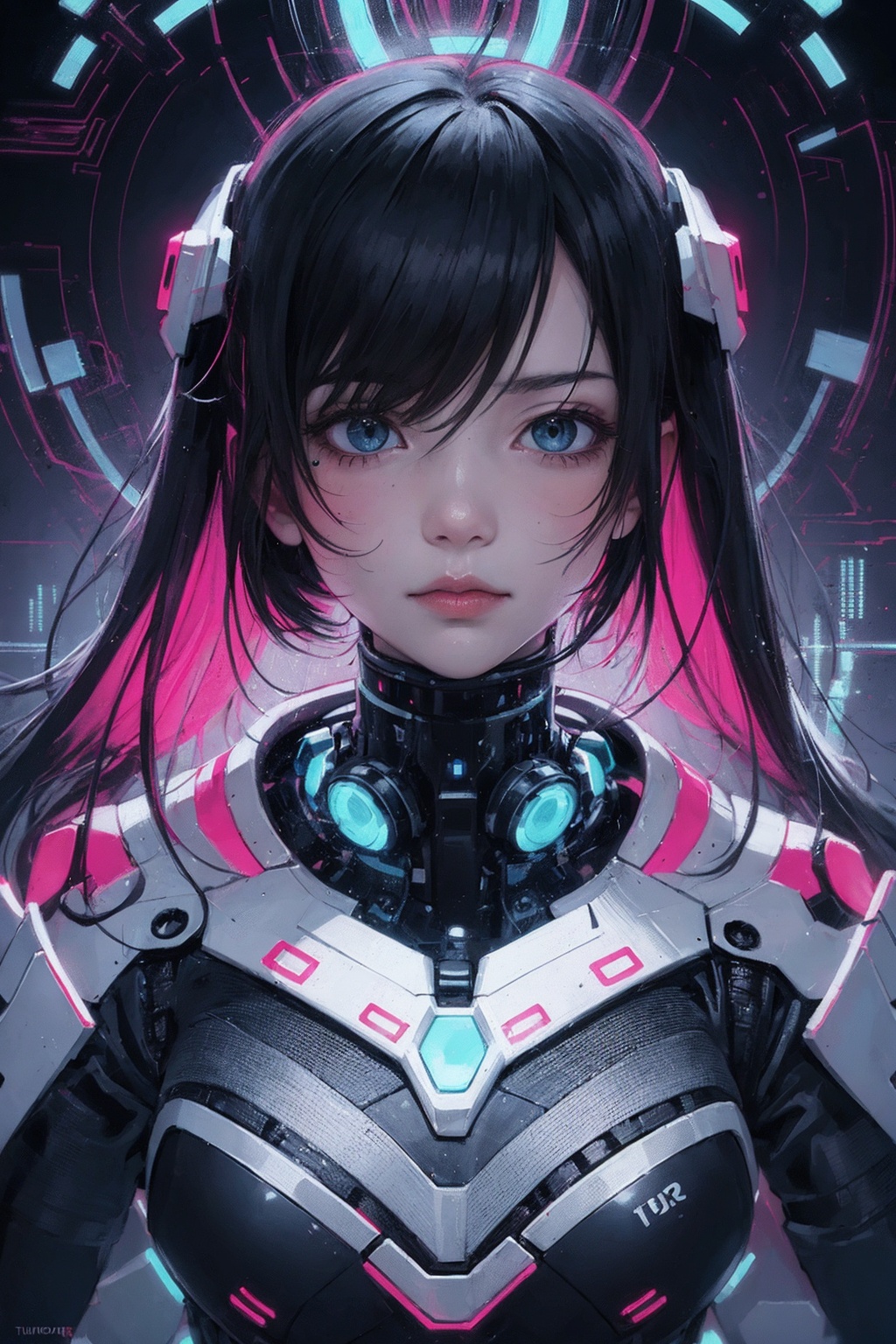 transformation,  anime into Photographic,  cybernetic robot on Tensor.Art