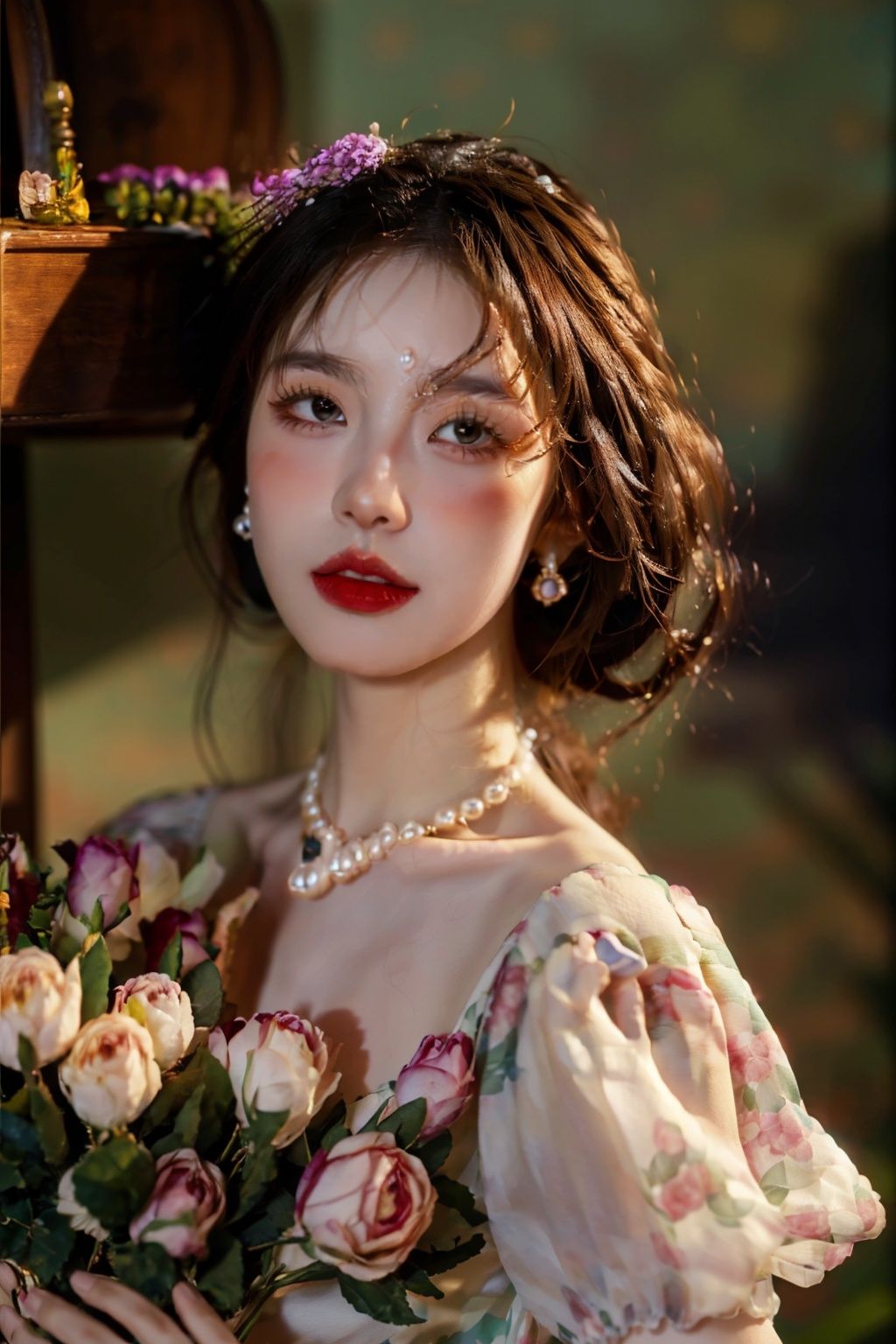 qzyouhua,  1girl,  necklace by 轻舟 on Tensor.Art