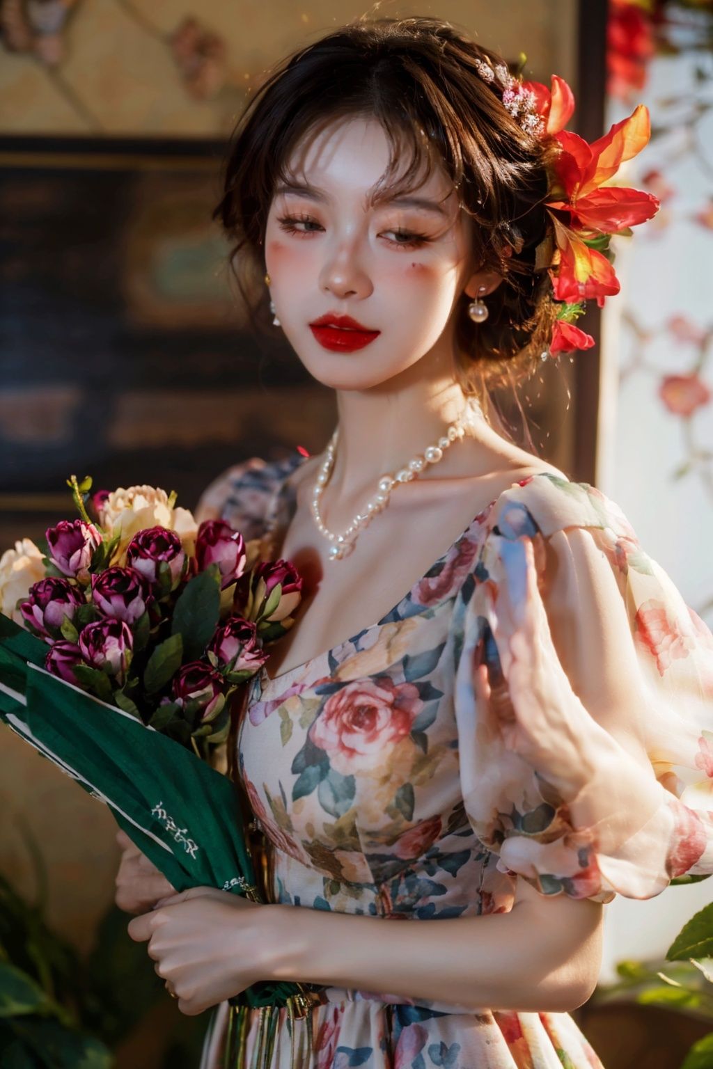 qzyouhua,  1girl,  necklace by 轻舟 on Tensor.Art