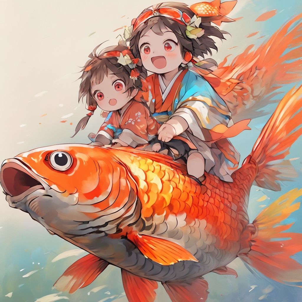 masterpiece,(best quality:1.3),<lora:koi:1>,1girl, KOI