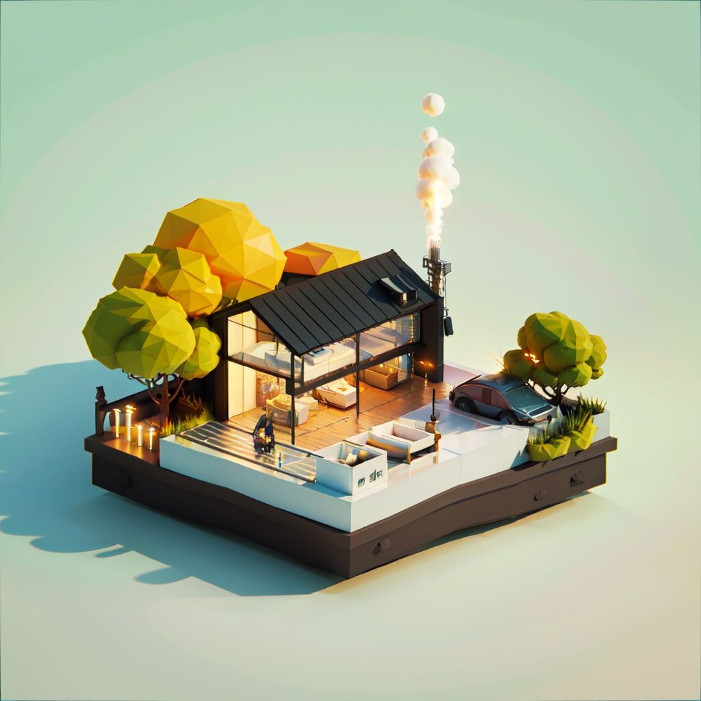 masterpiece,high quality,low poly style,simple background,isometric view,__人文景观-建筑__,__人文景观-室外__