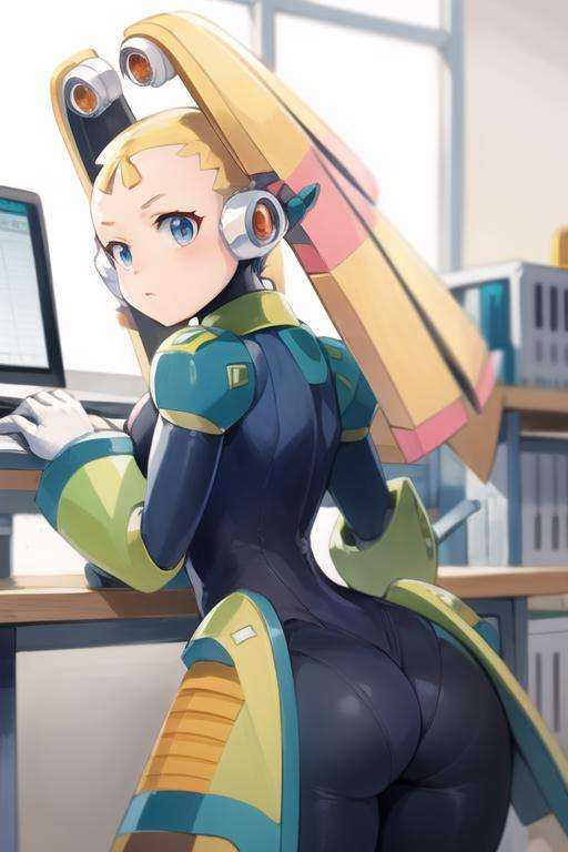 masterpiece,  high quality,  pallette_megamanx on Tensor.Art