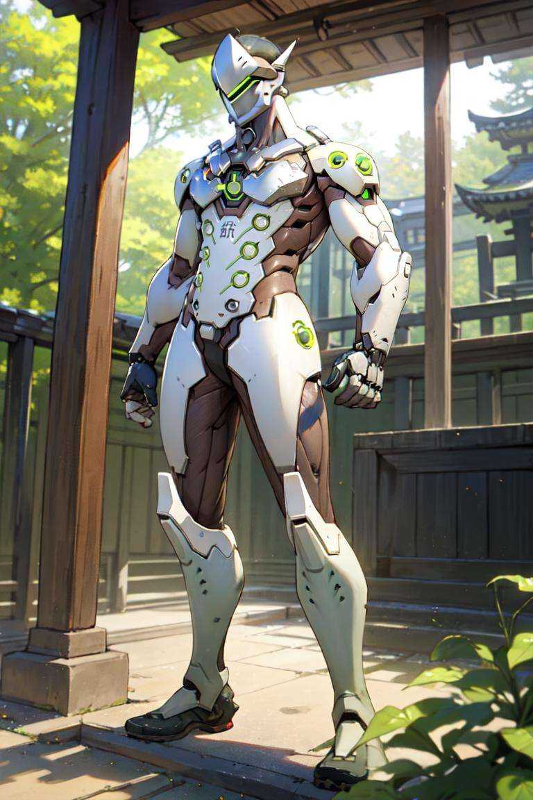 genji boy,  solo,  bodysuit on Tensor.Art