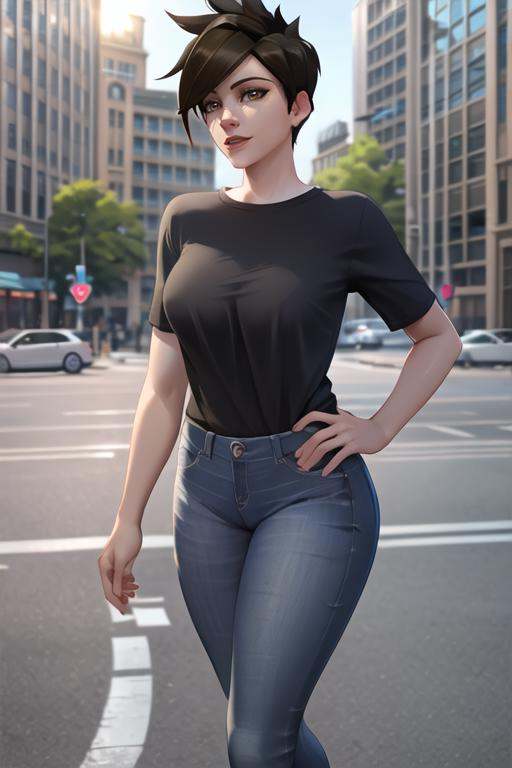 tracer,  casual clothes,  shirt on Tensor.Art