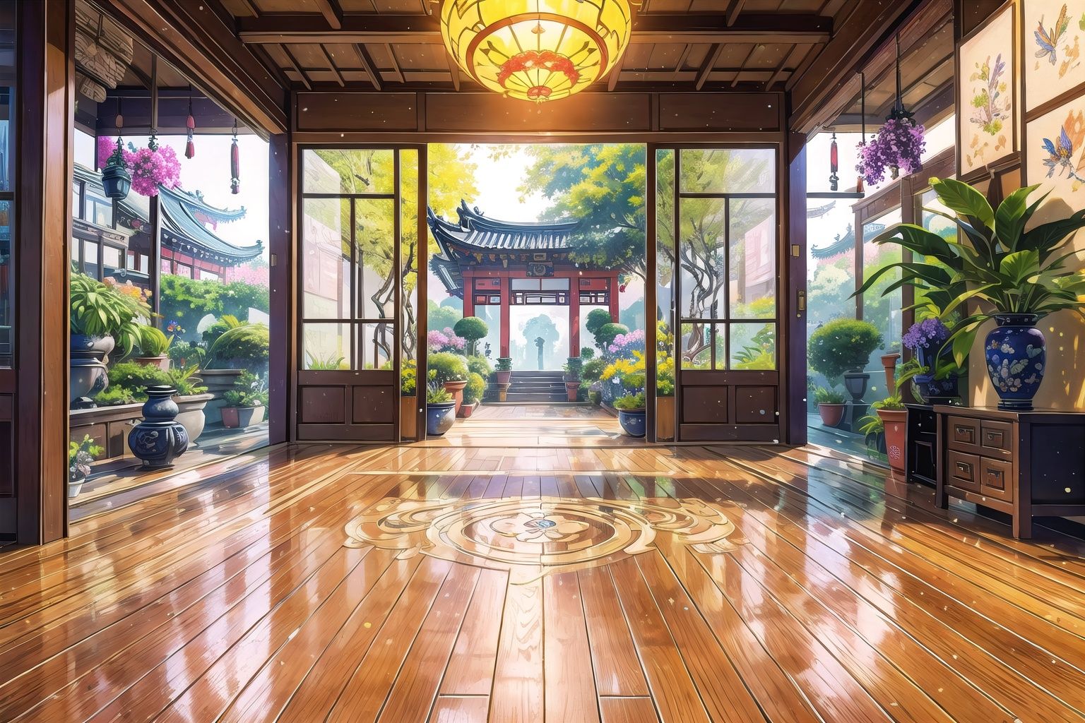 Immerse yourself in a artwork that brings to life a fantastic vortex of colors in a vibrant magical realm,  top quality,...