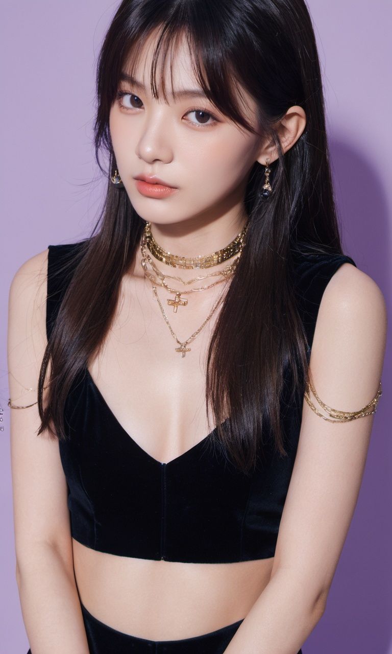 xxmixgirl,  a woman in a black dress posing for a picture,  “uwu the prismatic person on Tensor.Art
