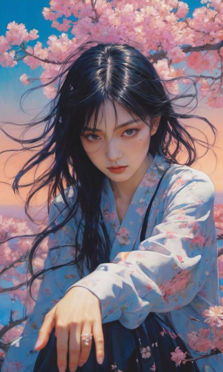 xxmixgirl,  1girl,  gradient perspective anime on Tensor.Art