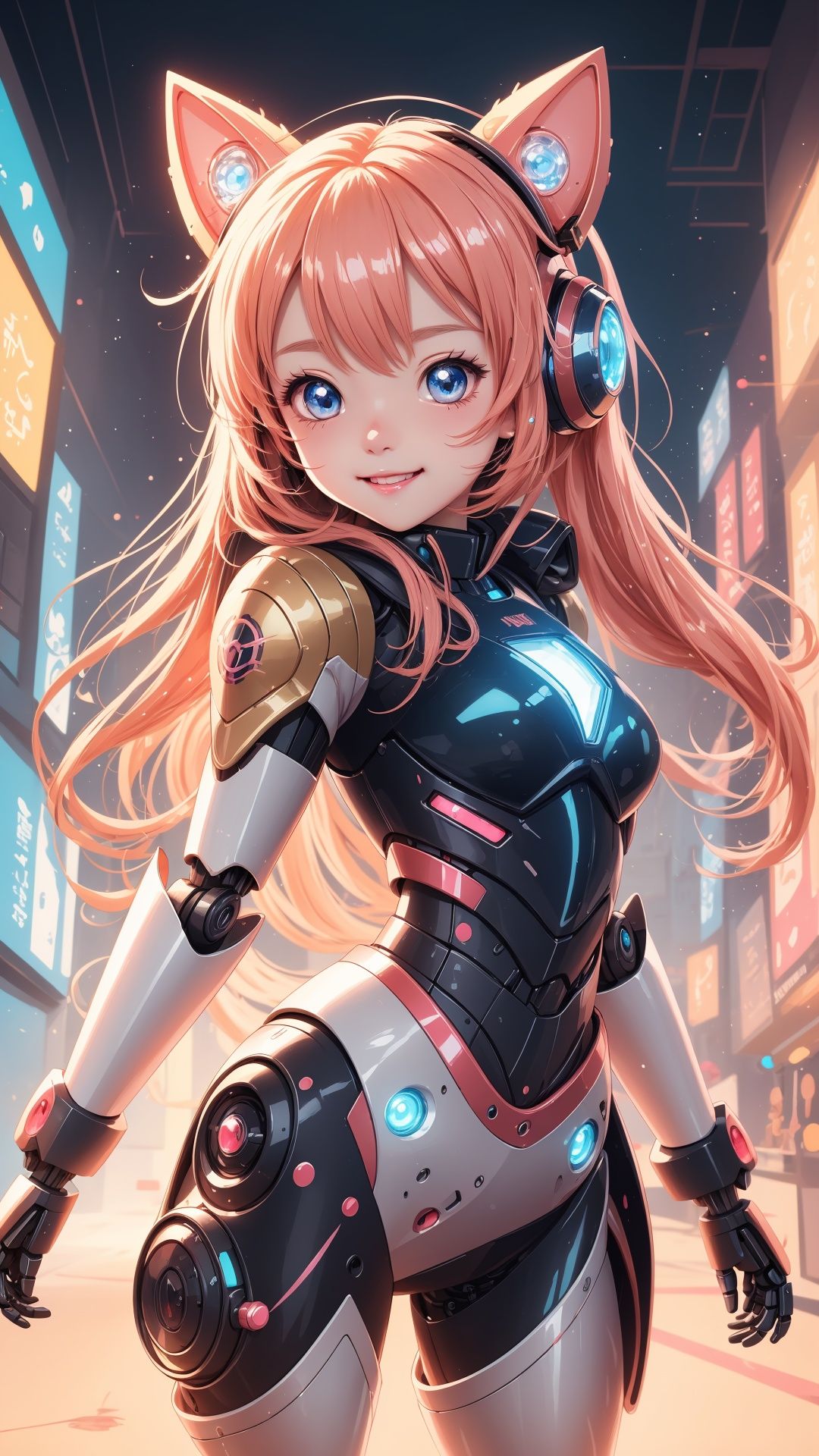 (best quality,  ultra-detailed),  Cute Chibi Robot on Tensor.Art