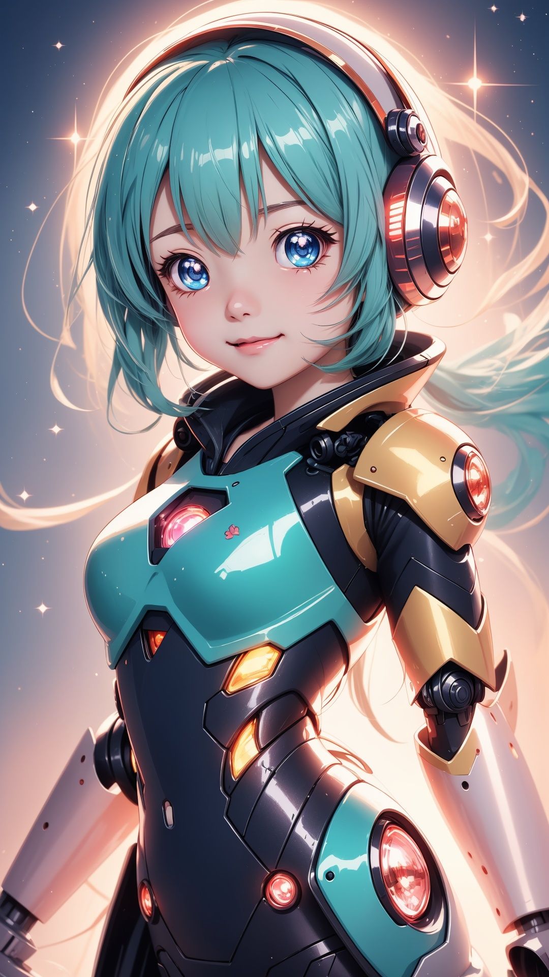 (best quality,  ultra-detailed),  Cute Chibi Robot on Tensor.Art