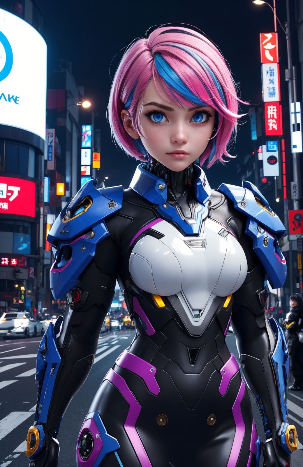 1girl,  cyberpunk,  futuristic on Tensor.Art