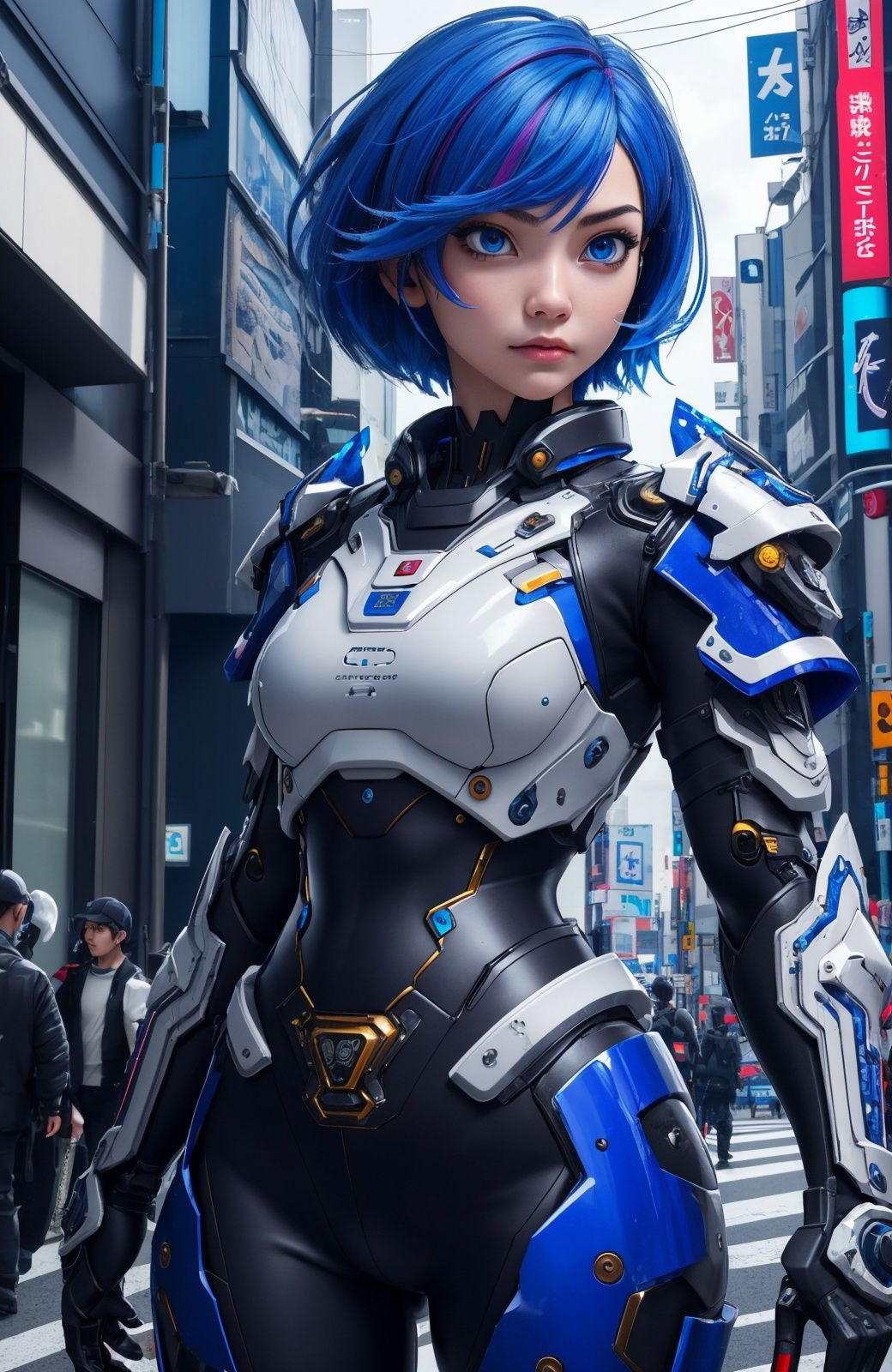 1girl,  cyberpunk,  futuristic on Tensor.Art