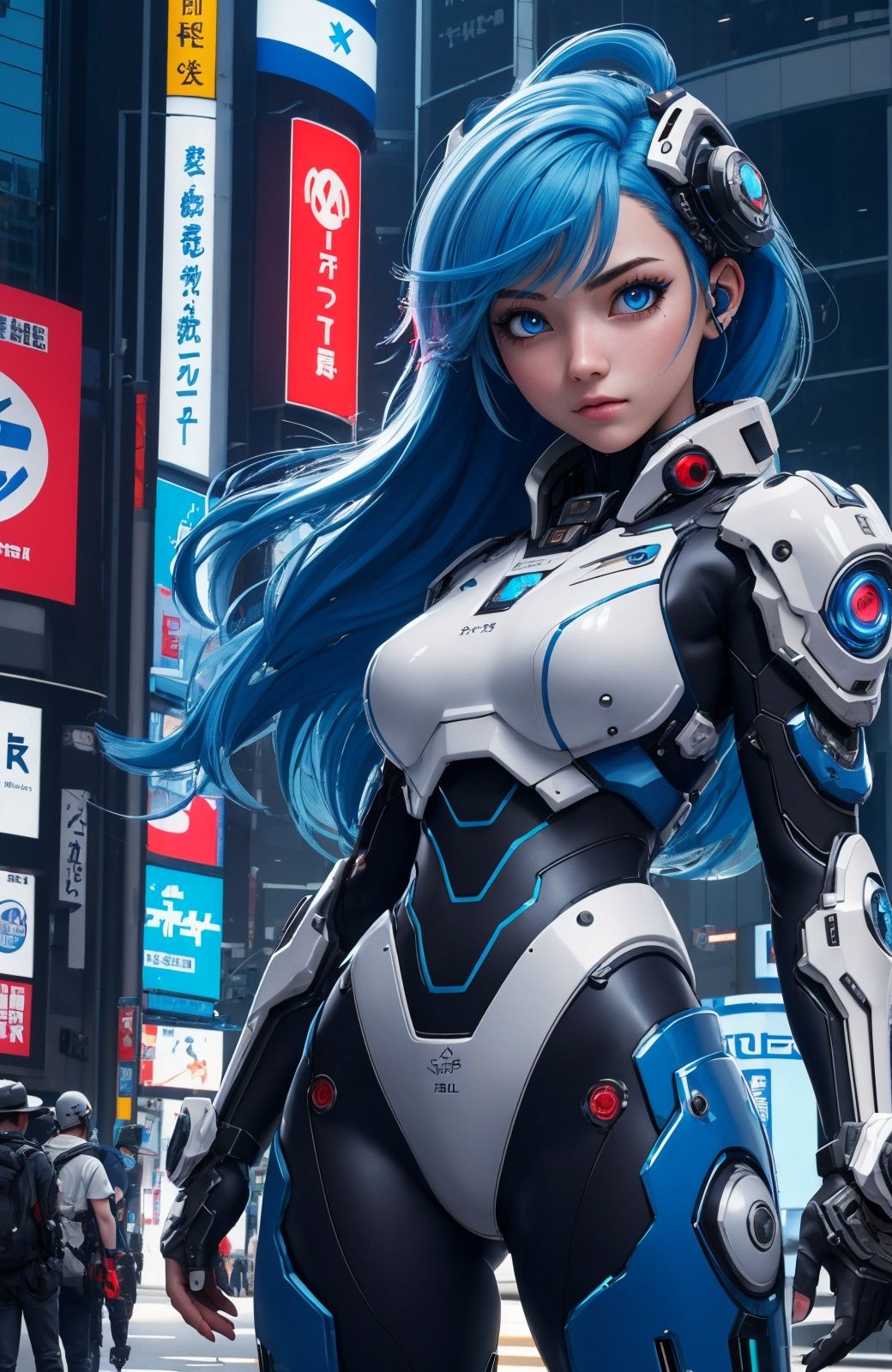 1girl,  cyberpunk,  futuristic on Tensor.Art