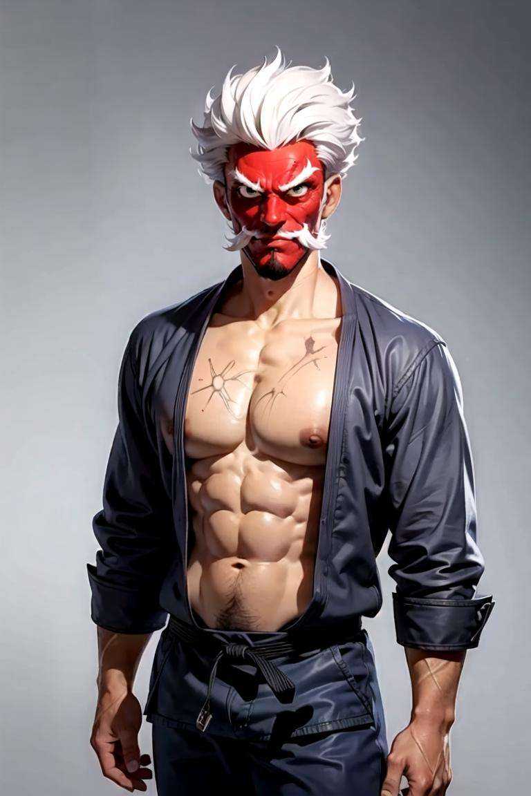 1guy,  takumasakazaki,  tengu mask on Tensor.Art