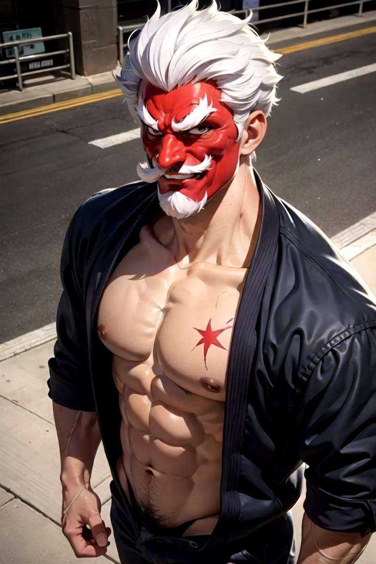 1guy,  takumasakazaki,  tengu mask on Tensor.Art
