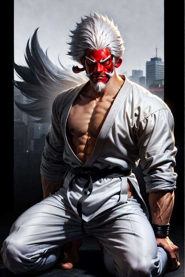 1guy,  takumakarate,  (((tengu mask on Tensor.Art