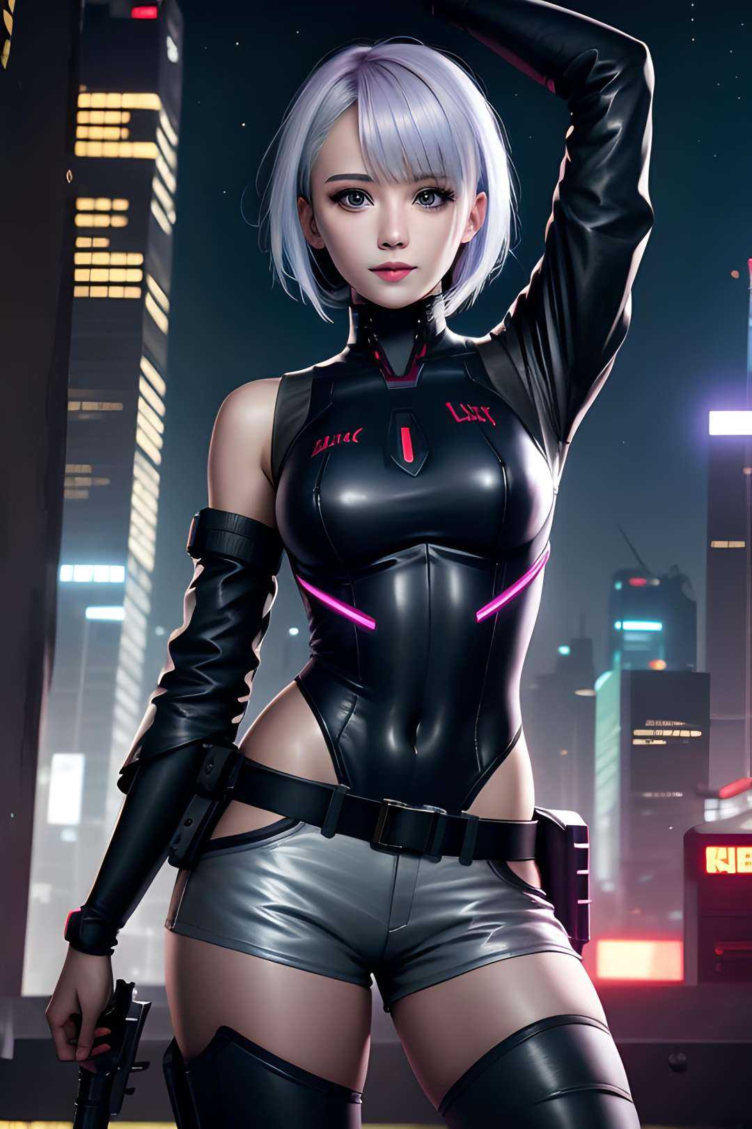lucy \(cyberpunk\),  lucy from cyberpunk edgerunners,  1girl on Tensor.Art