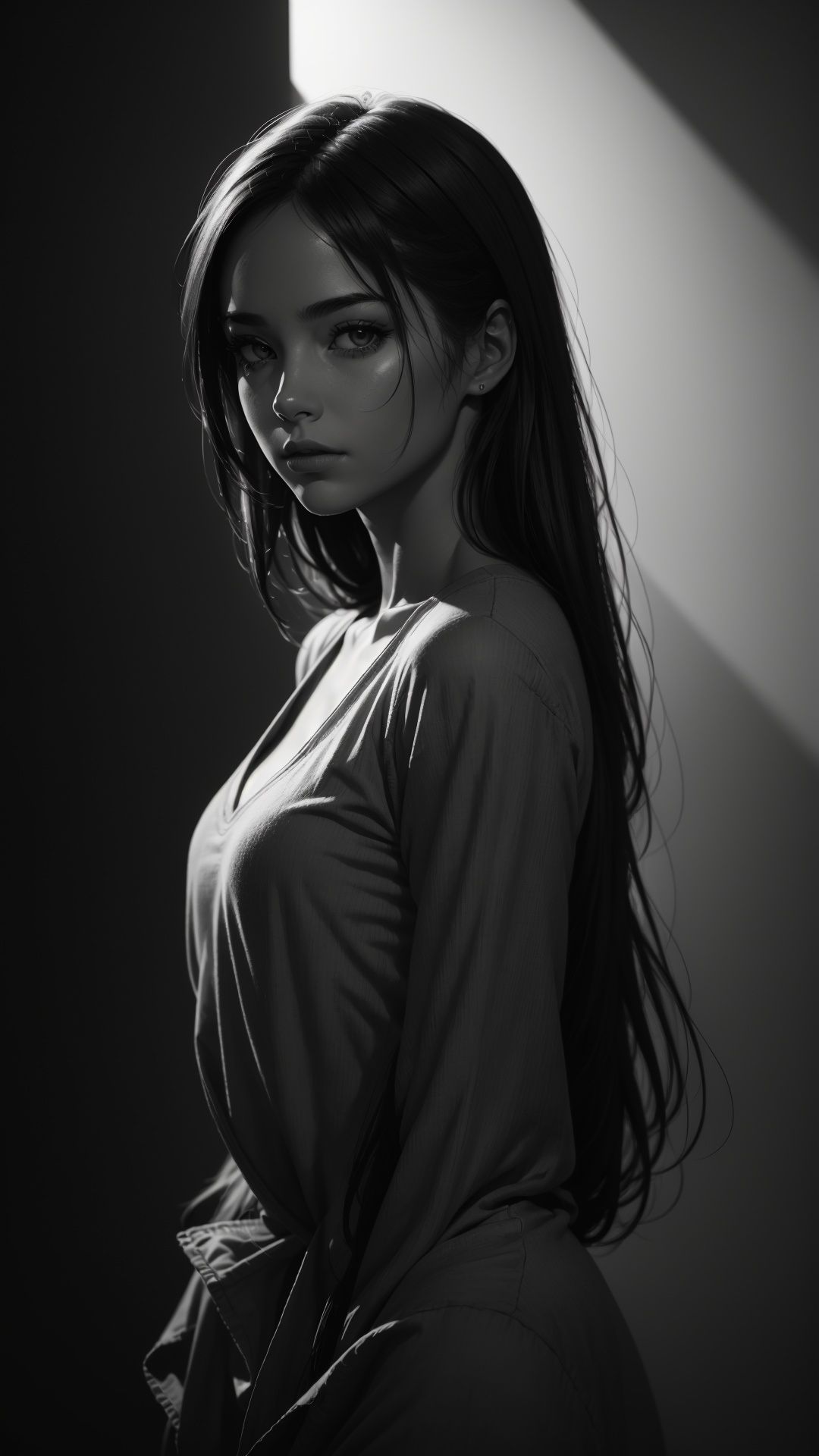 ultra-detailed,  woman sketch drawing,  pencil sketch by Ai Art Vision on Tensor.Art