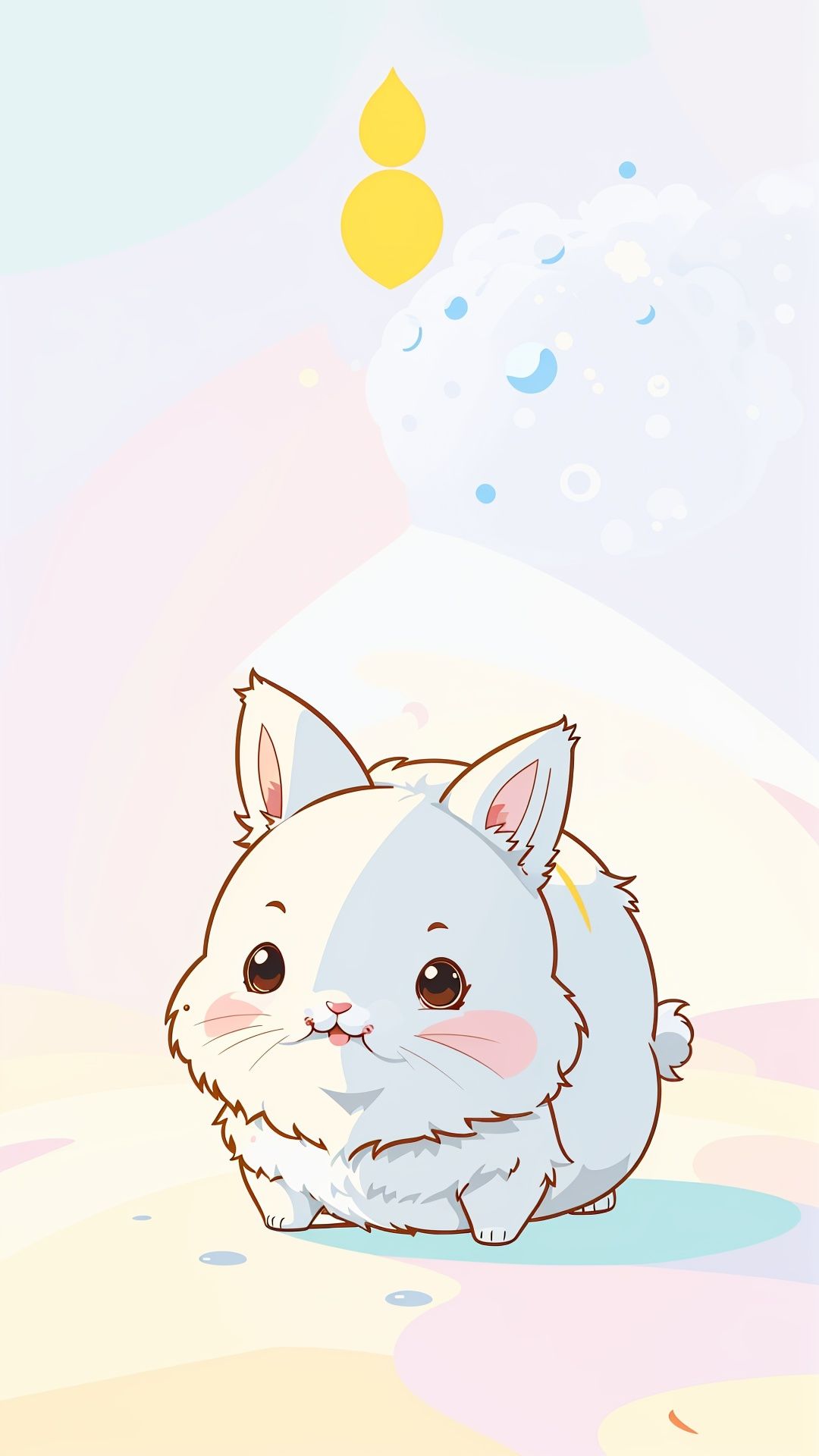 adorable rabbit character,  simple,  flat by Ai Art Vision on Tensor.Art