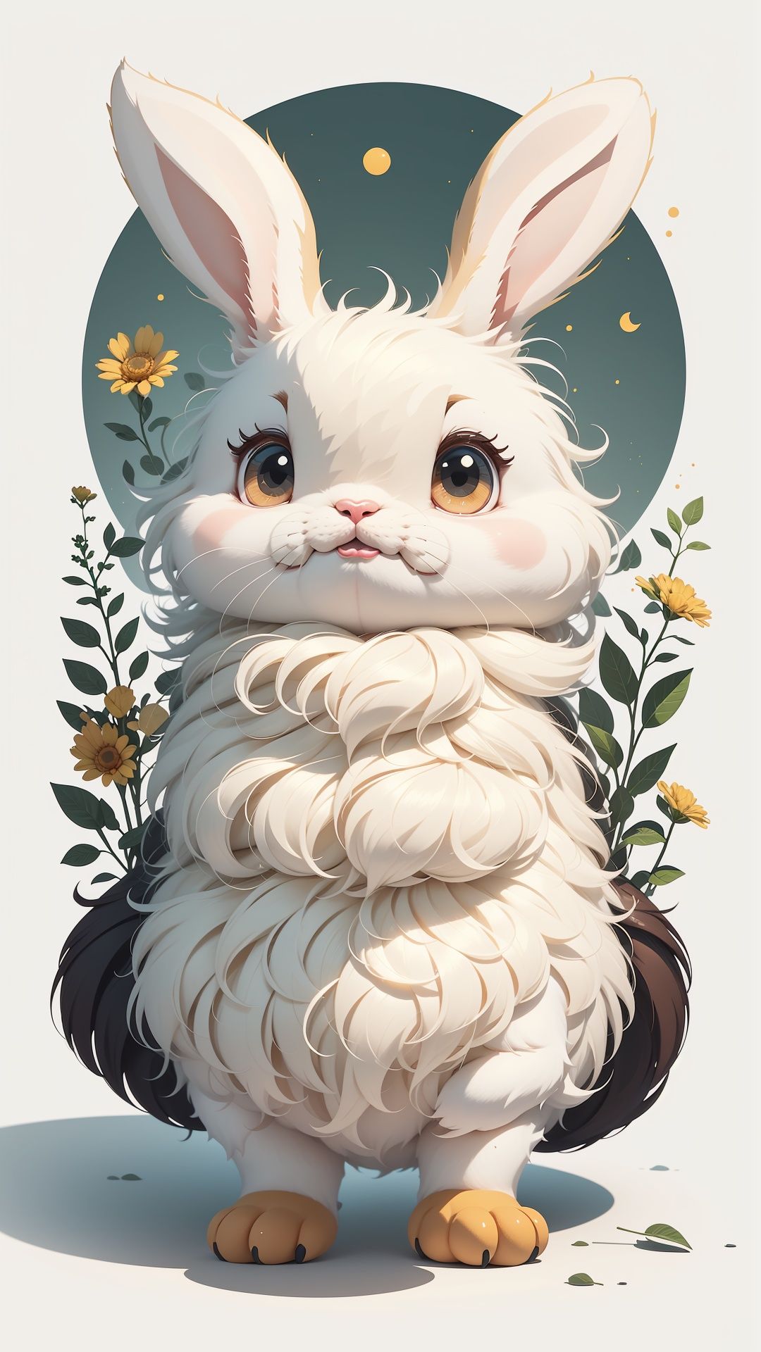 (adjective) adorable,  (noun) rabbit character,  (adjective) simple by Ai Art Vision on Tensor.Art