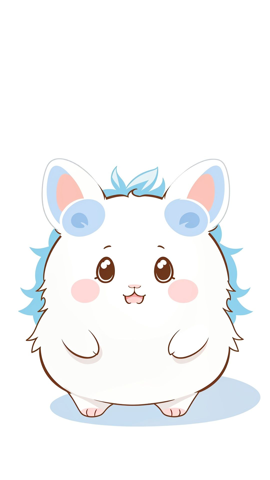 adorable rabbit character,  simple,  flat by Ai Art Vision on Tensor.Art