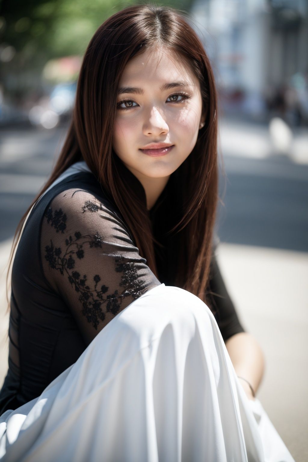 1girl,  aodai ,  skinny on Tensor.Art