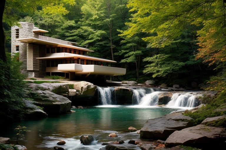 A photography showcase of Fallingwater,  the iconic architecture by Frank Lloyd Wright located in Mill Run,  Pennsylvania....