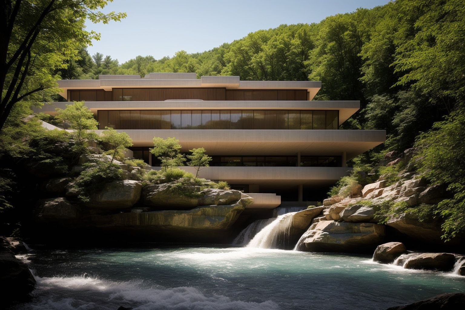 A photography showcase of Fallingwater,  the iconic architecture by Frank Lloyd Wright located in Mill Run,  Pennsylvania....