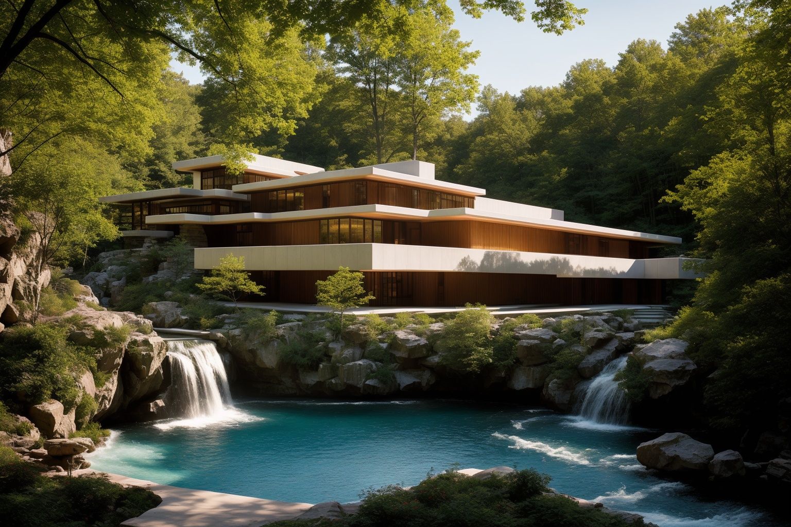 A photography showcase of Fallingwater,  the iconic architecture by Frank Lloyd Wright located in Mill Run,  Pennsylvania....
