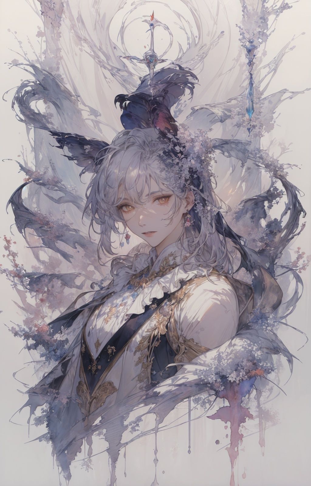 Watercolor:1.8,  (absurdres,  highres on Tensor.Art