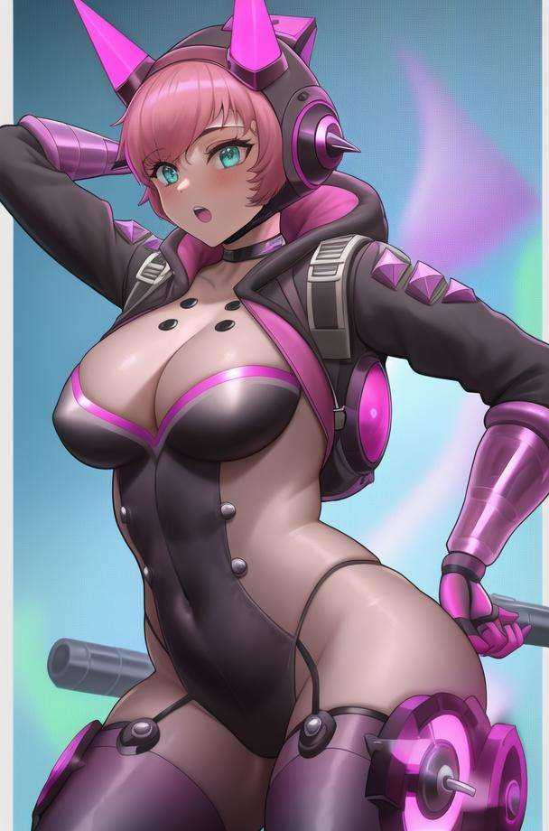 cyber punked wattson,  1girl,  solo on Tensor.Art