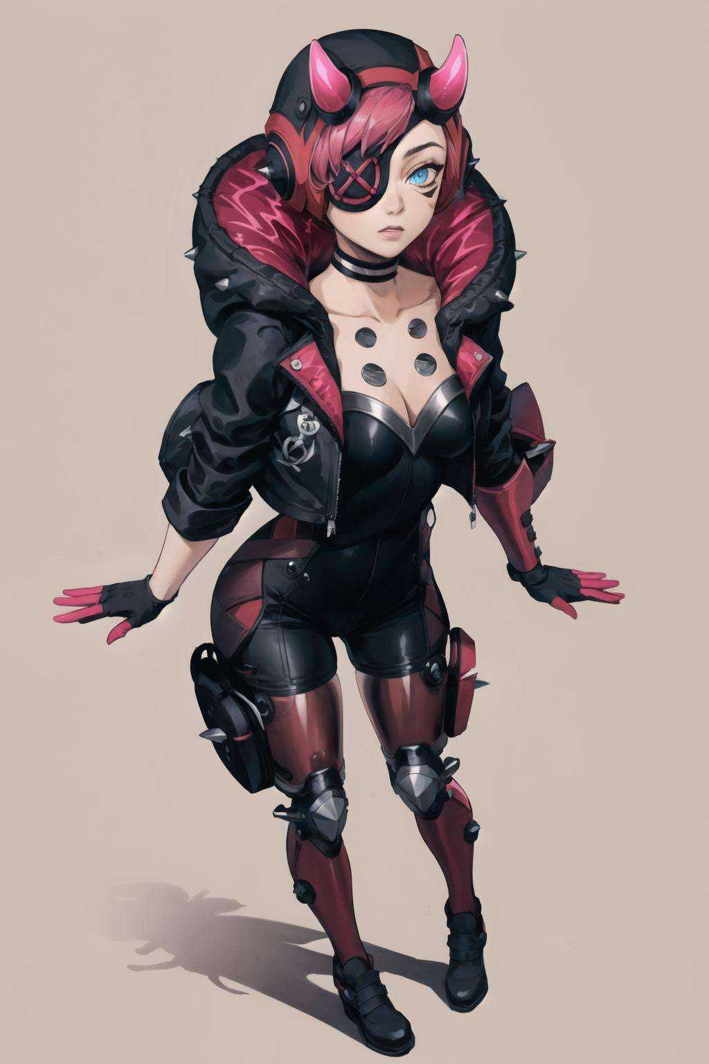 cyber punked wattson,  1girl,  solo on Tensor.Art